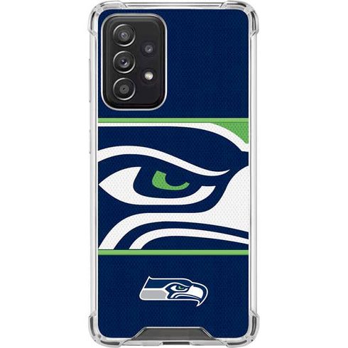 NFL Seattle Seahawks Zone Block Galaxy A52 5G Clear Case